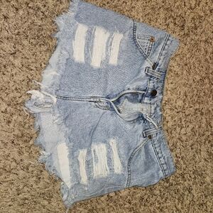 Womens Levi Jean shorts